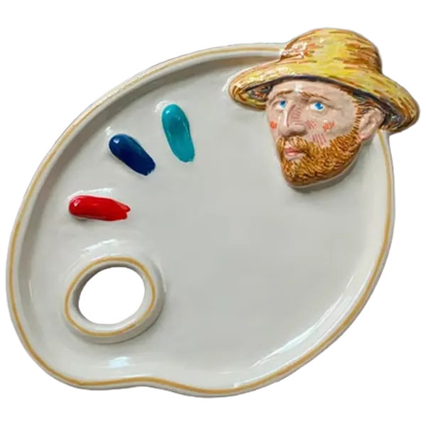 Van Gogh inspired ceramic palette